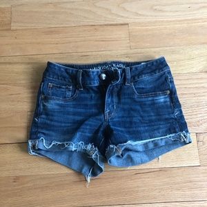 American Eagle  super stretch shortie jean shorts
